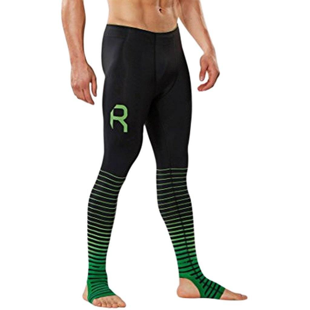 2XU Elite Men's Recovery Compression Tights Black/Green