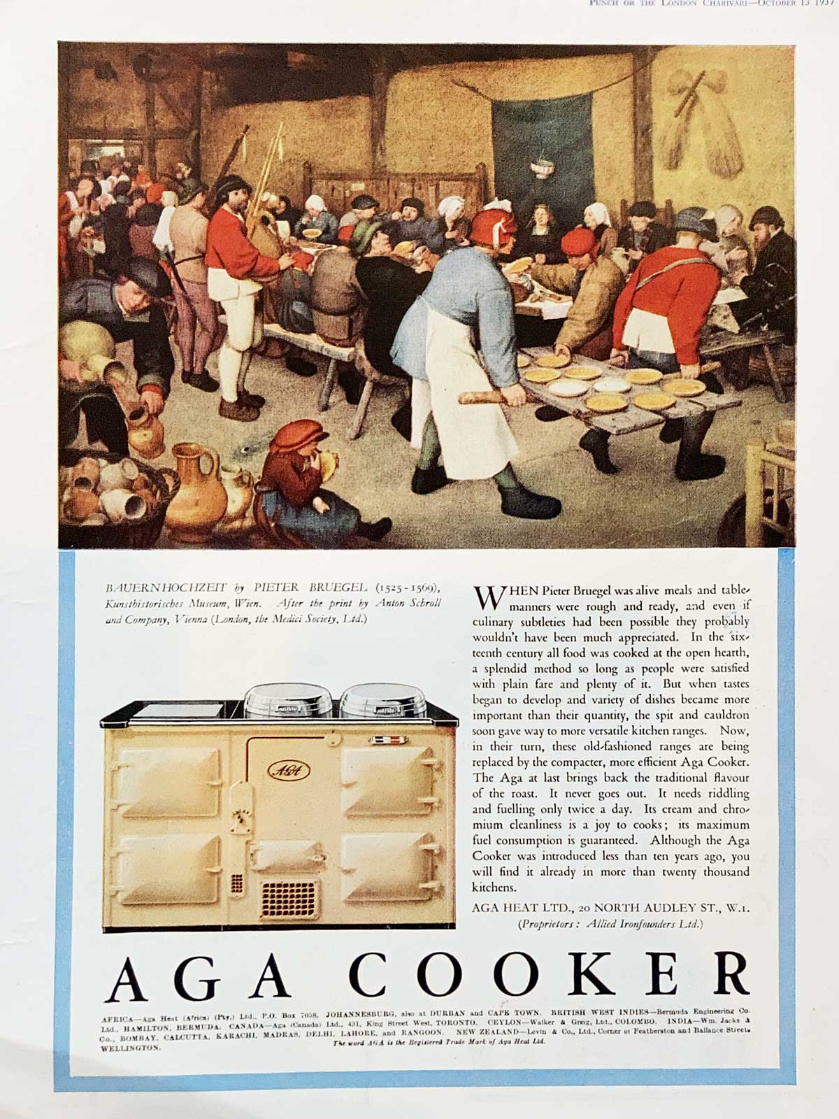 Aga advert from the 1930s
