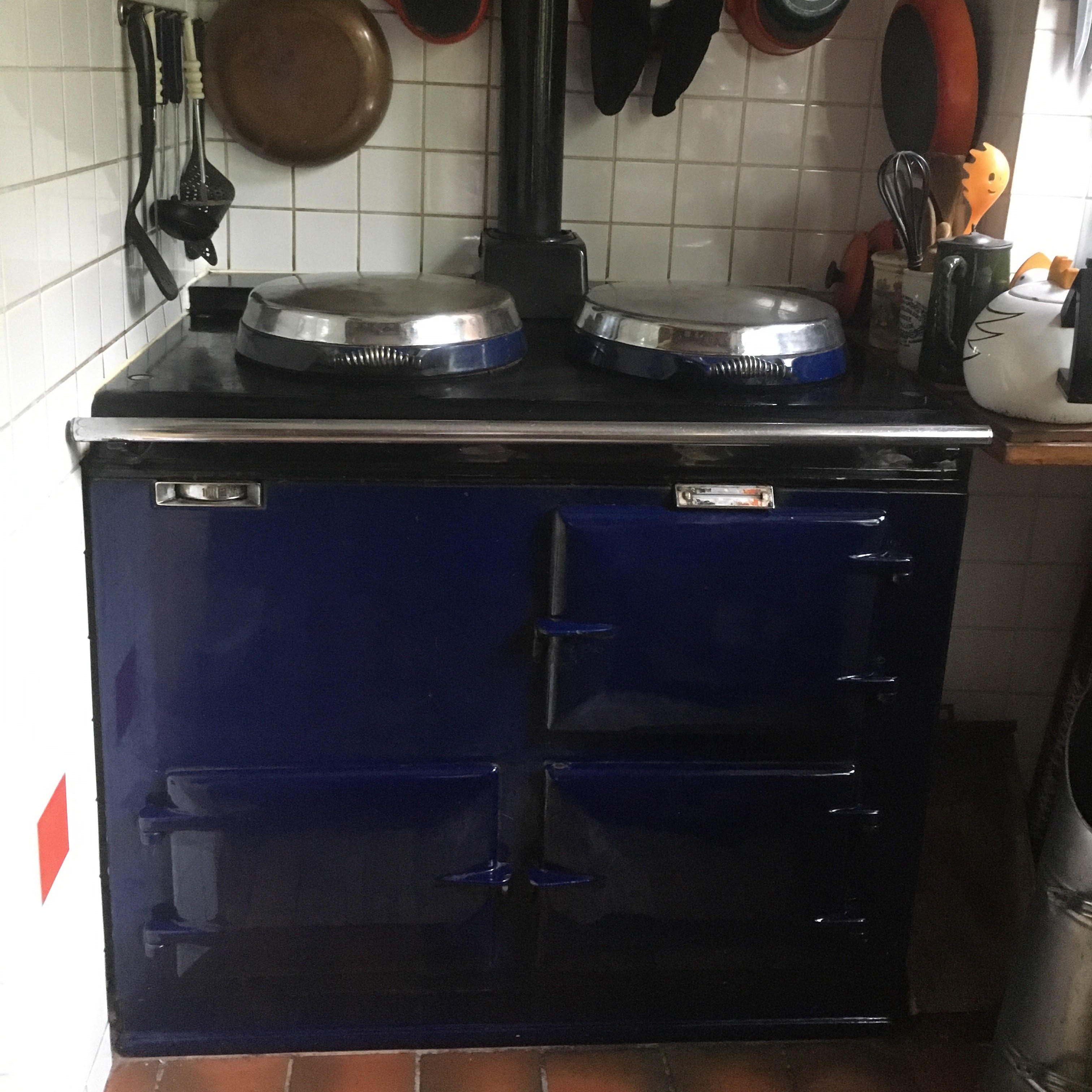 range cooker before conversion 