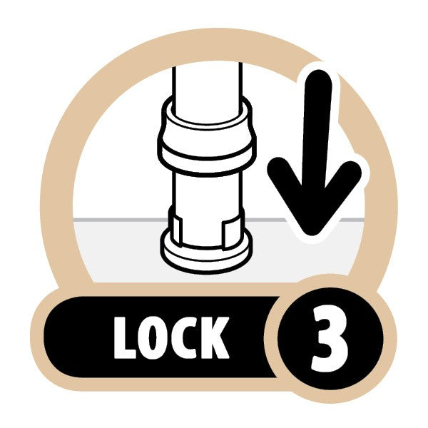 How Snap'n Lock Baluster System works - Step 3