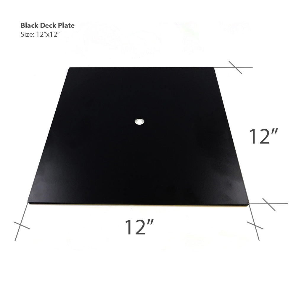 Black Deck Plate Dimensions