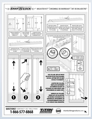 Snap'n Lock Fence Topper Instructions