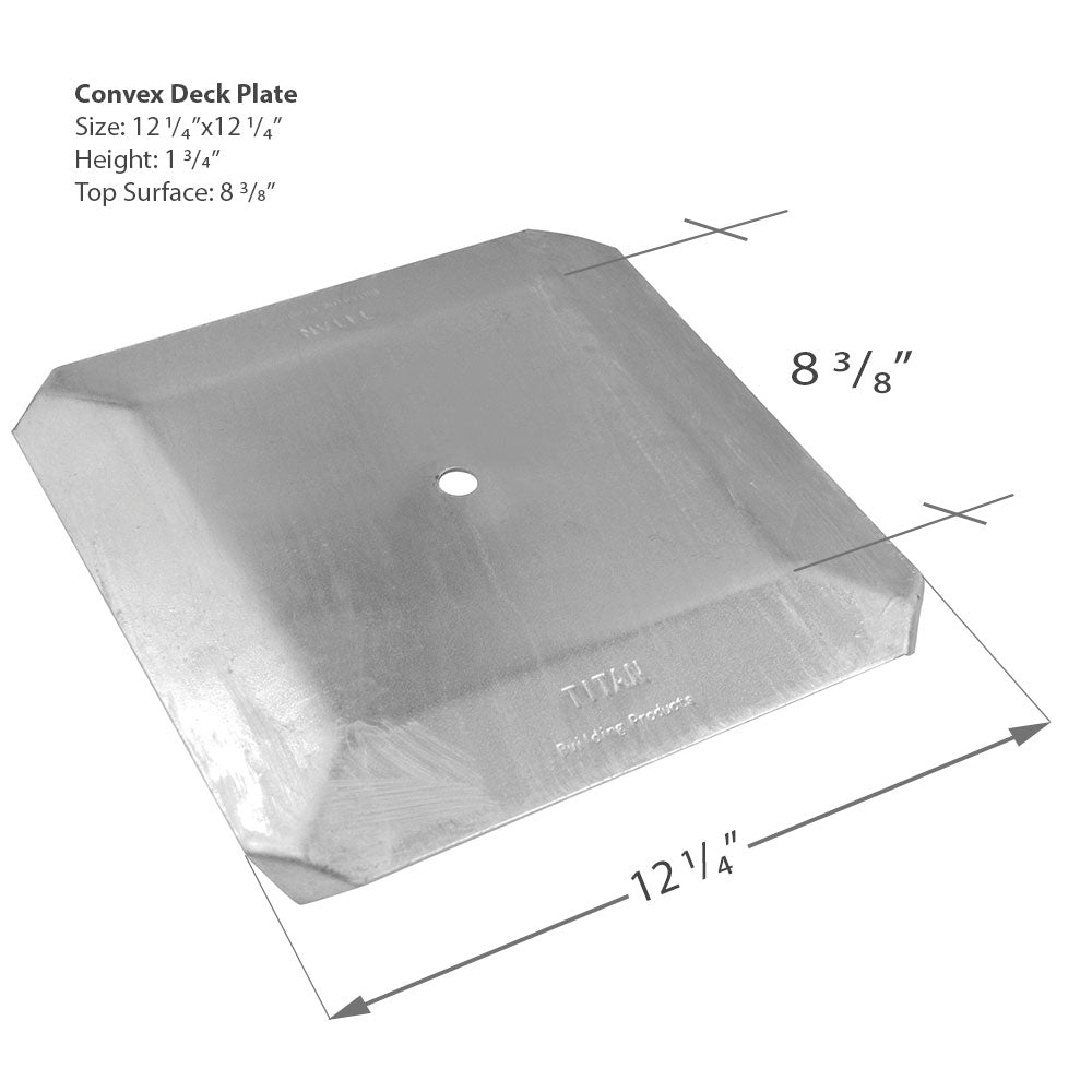 Convex Deck Plate Dimensions