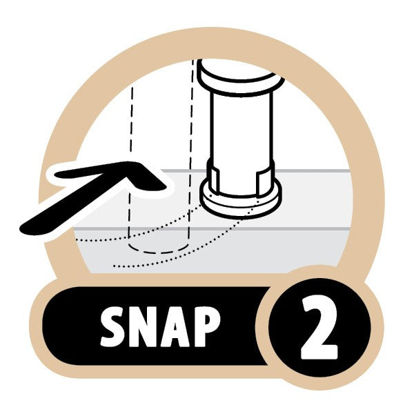 How Snap'n Lock Baluster System works - Step 2