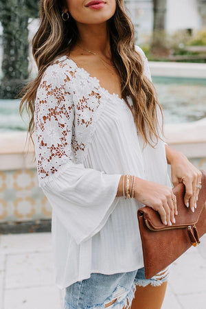 lace boho top