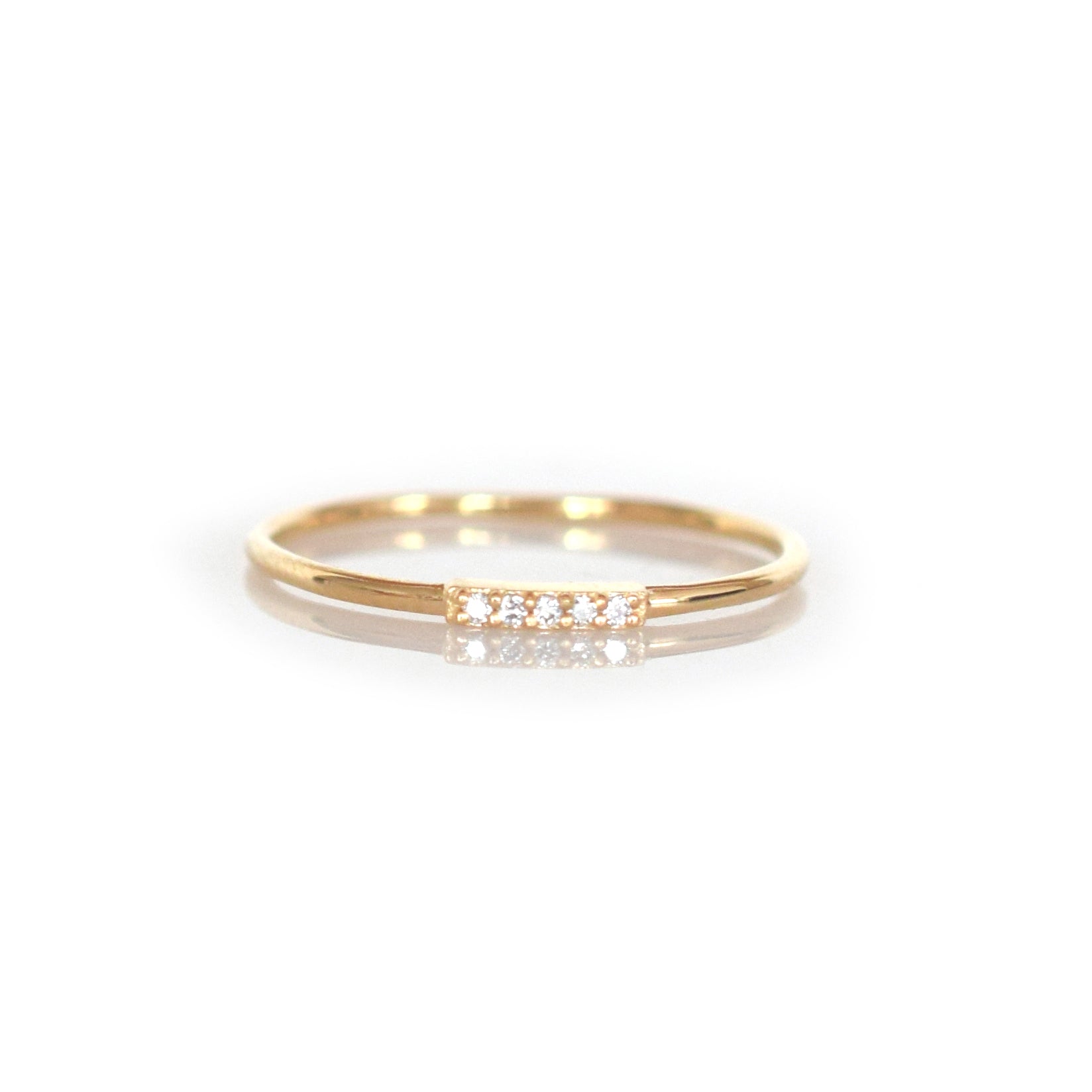 Minimal Gold Stacking Ring Set for Sale | La Kaiser