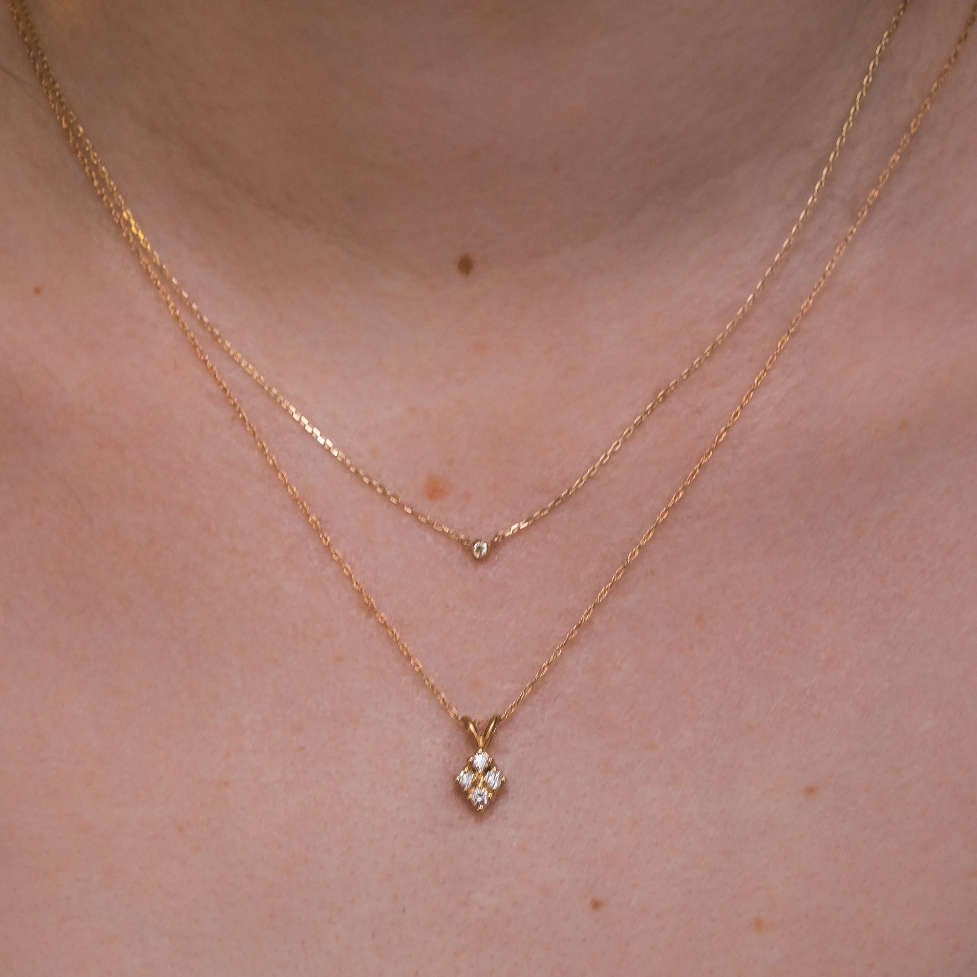 14kt Gold Diamond Love Pendant For Sale La Kaiser