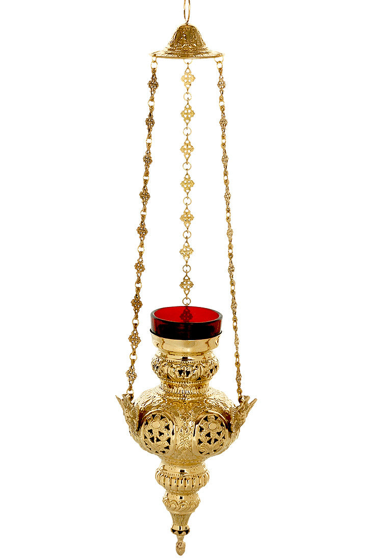 Medium Hanging Vigil Oil Candle (1002VIG) – Sacristan Brass