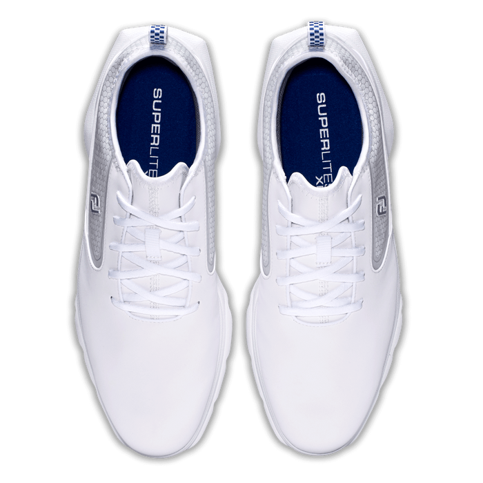 FootJoy Superlites XP Golf Shoes - White/Grey — Fairway Golf UK