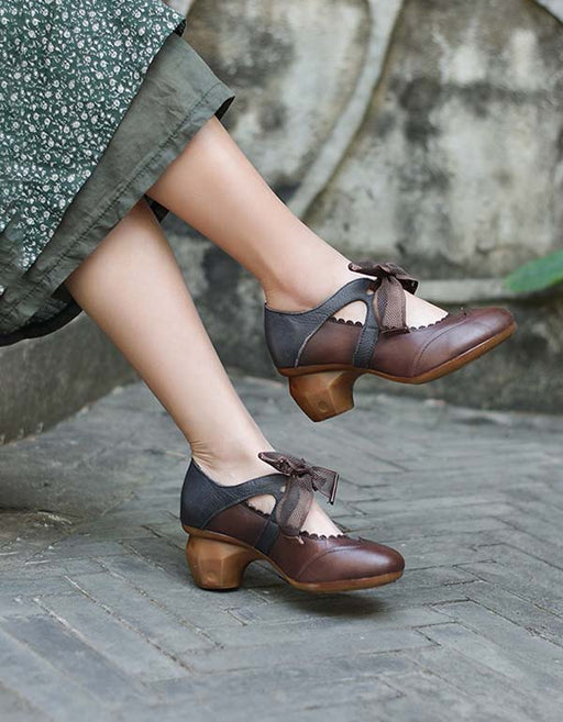 OBIONO Retro Elegant Chunky Heels Boots Collection — Obiono