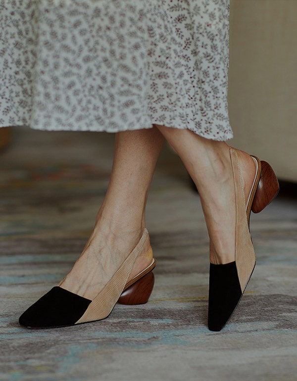 Vintage Style Pointed Women Elegant Shoes — Obiono