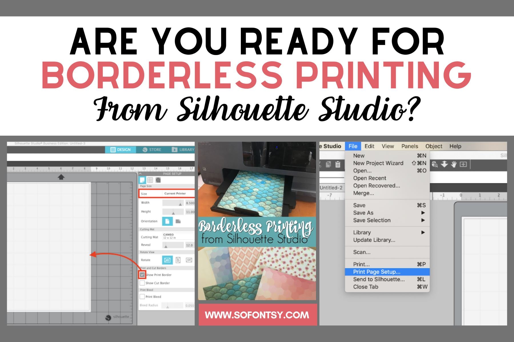 Are You Ready For Borderless Printing From - So