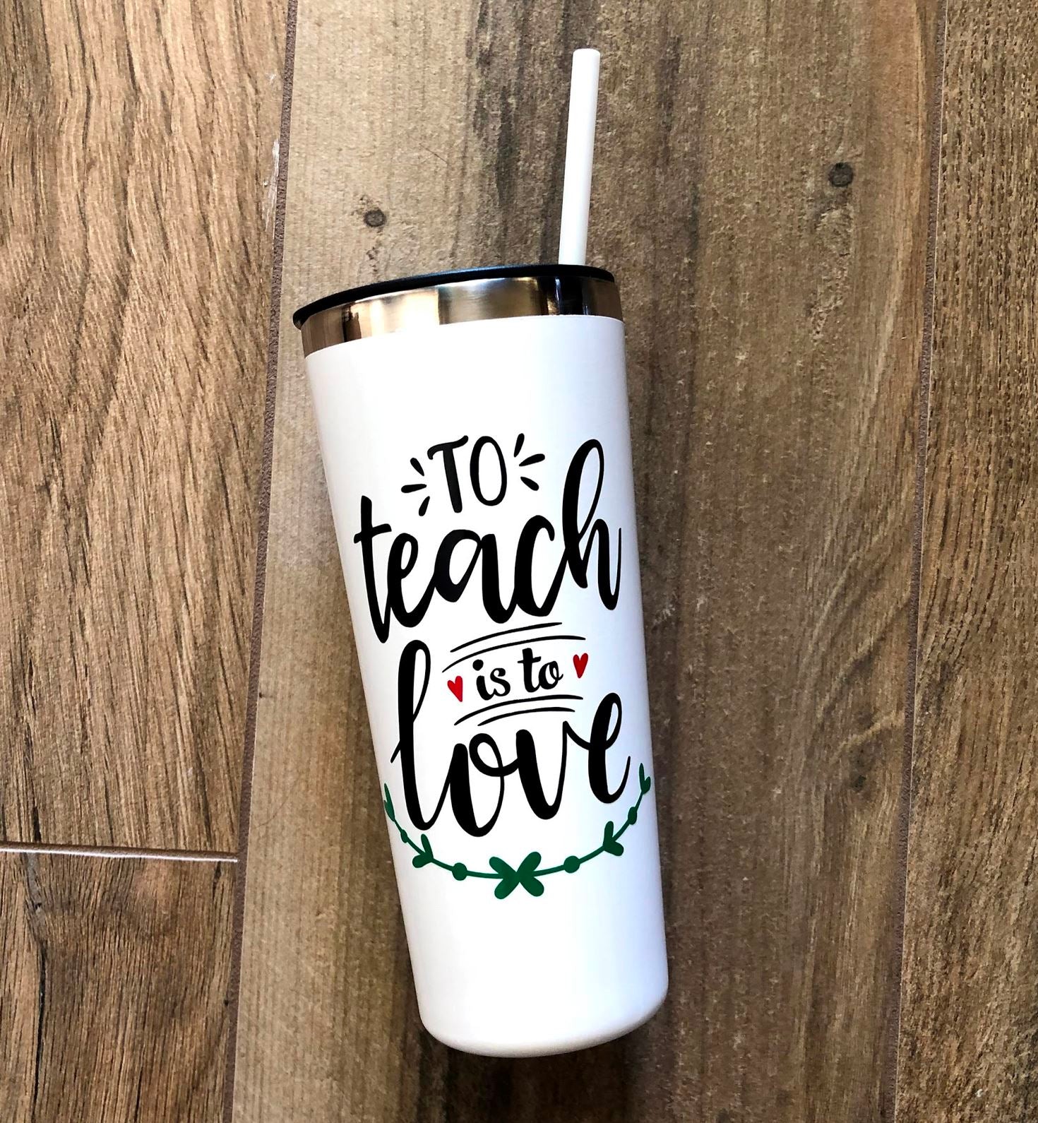 Teacher Gift Project Idea Layered Vinyl Tumbler So Fontsy