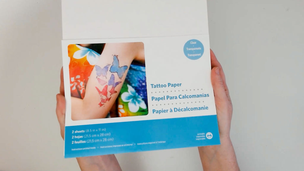 Silhouette Temporary Tattoo Paper - Clear