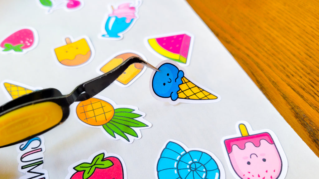 How to make your own Stickers/ DIY Paper Sticker/ Homemade