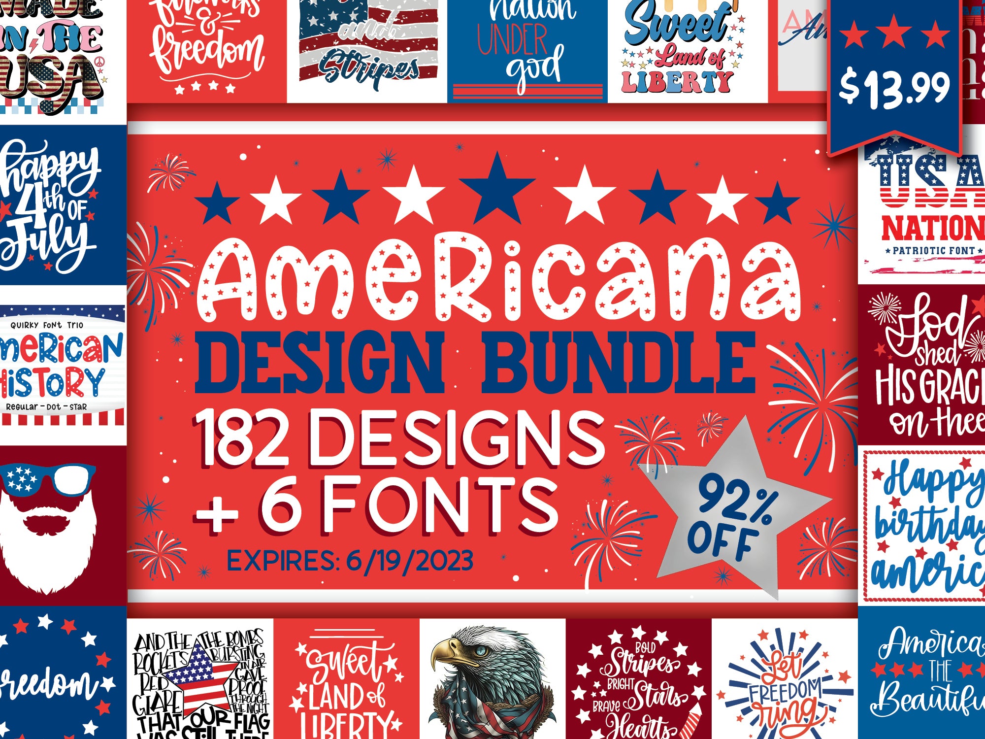 Americana Font and Design Bundle