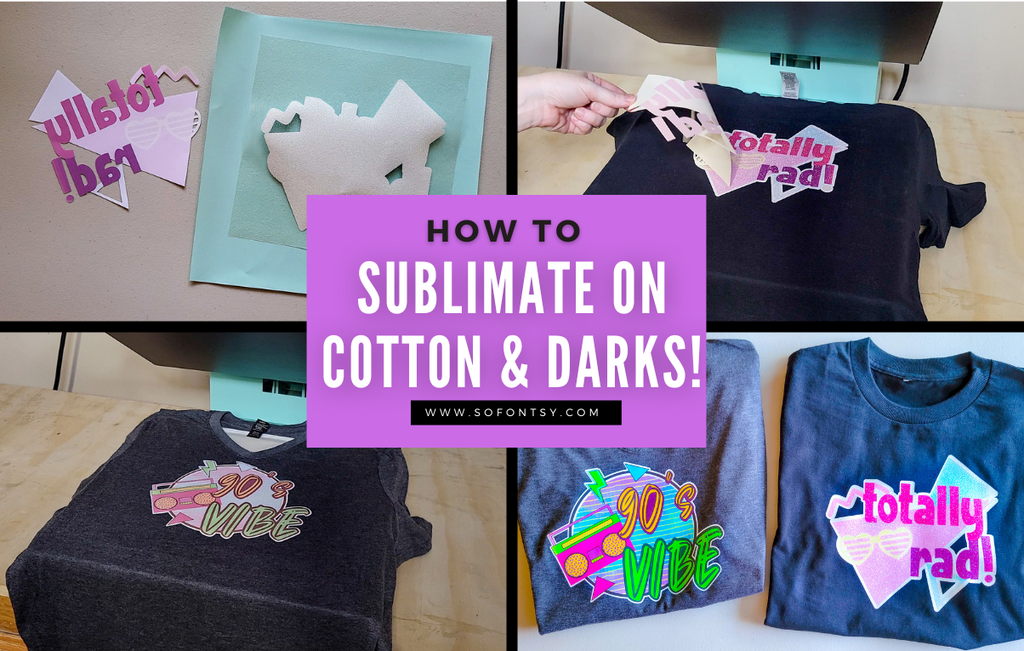How to sublimation on dark t-shirt-Sublimation on dark cotton