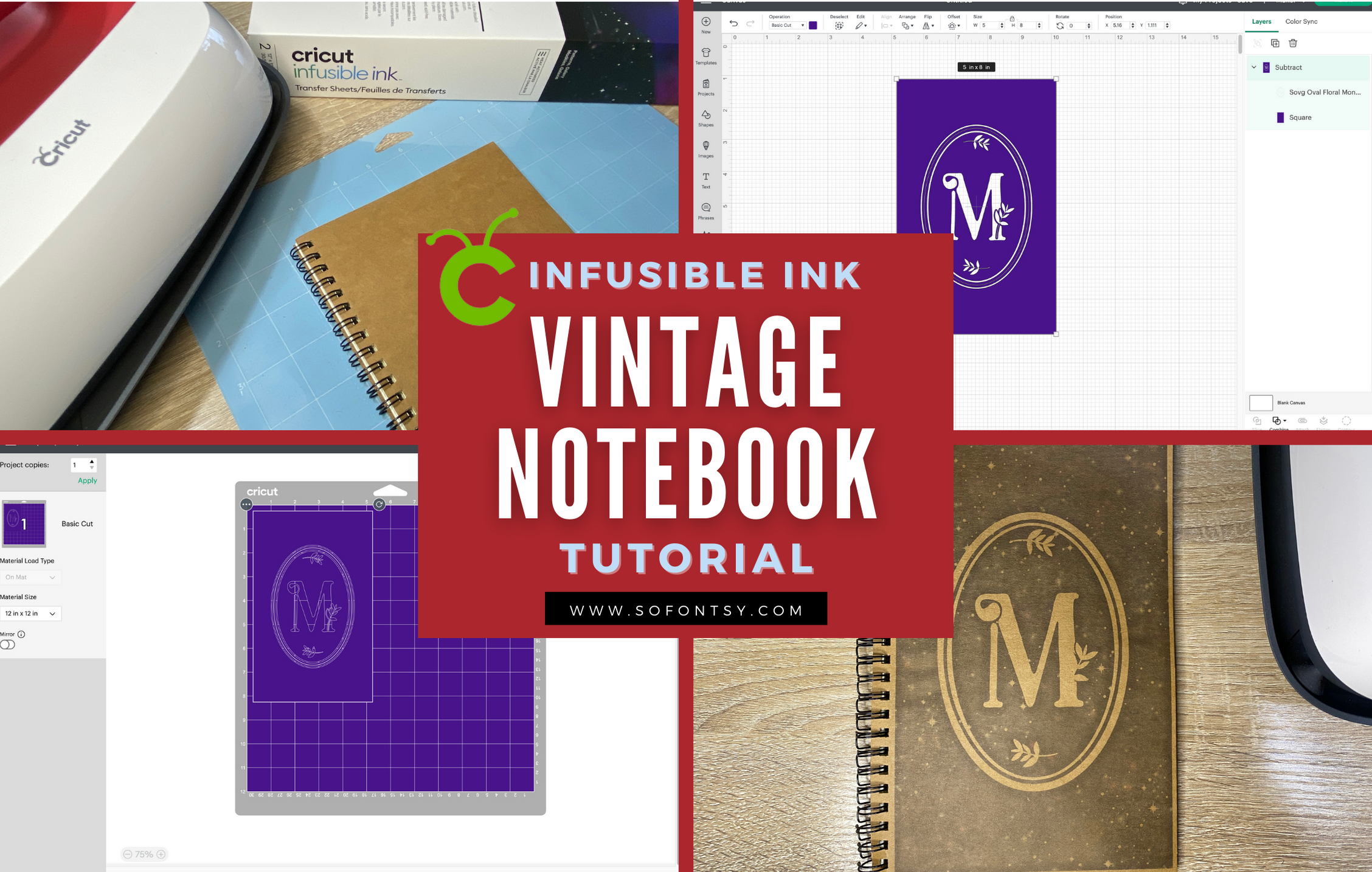 cricut-infusible-ink-on-kraft-paper-diy-vintage-notebook