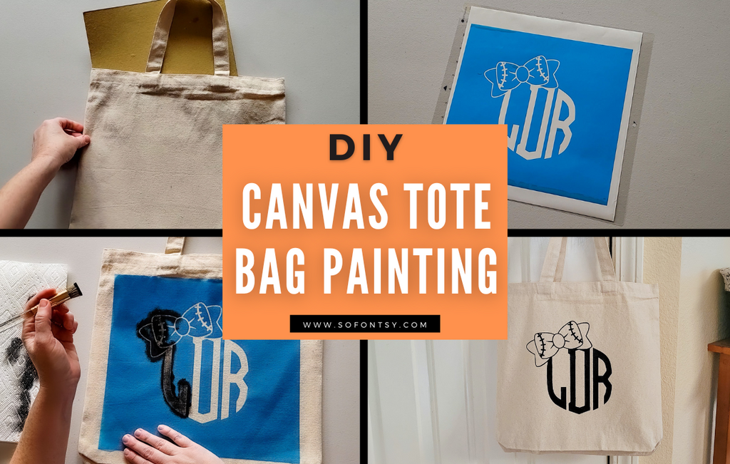 How to Paint on Canvas Tote Bags