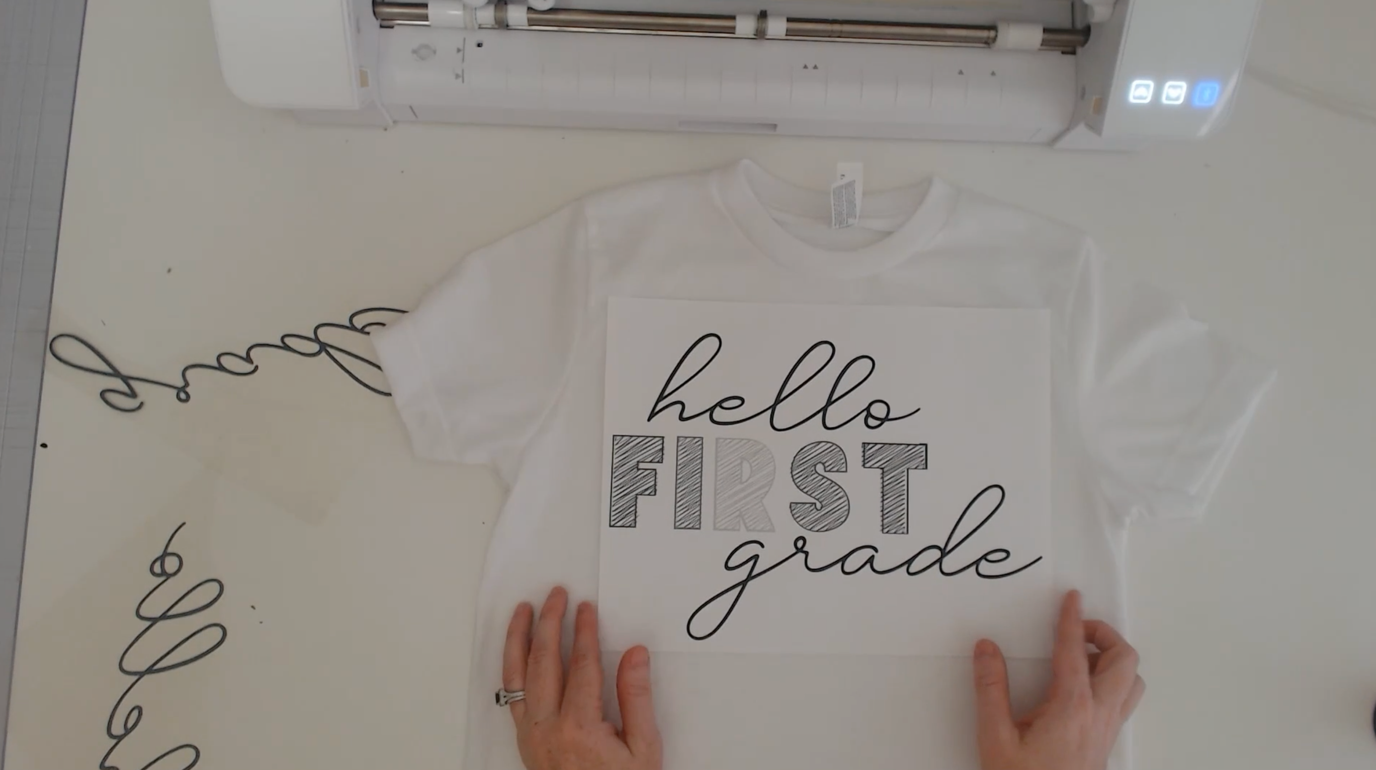 Cricut Beginner Tutorial: How to Use Heat Transfer Vinyl - So Fontsy