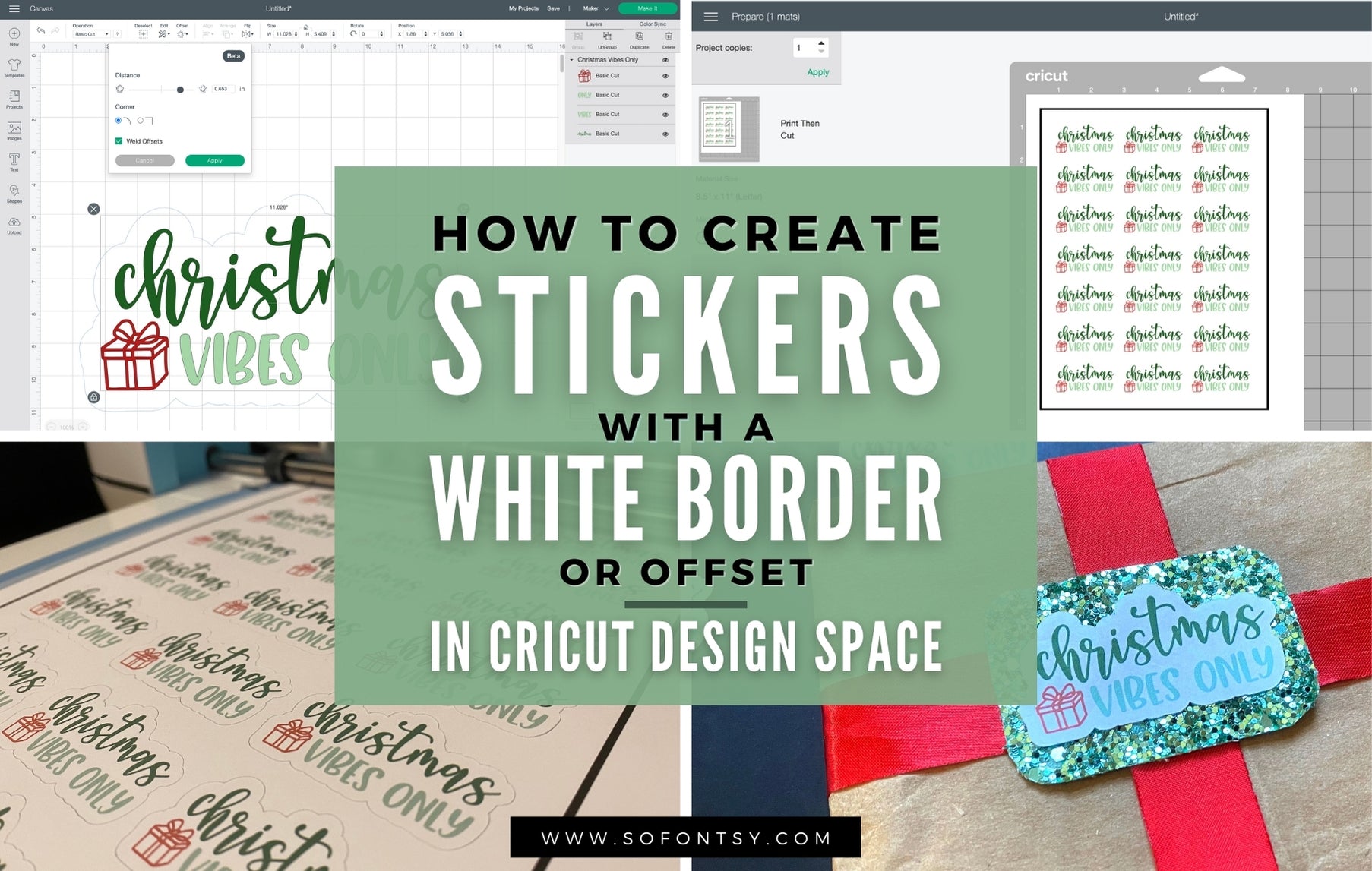 HOW TO MAKE STICKERS WITH CRICUT