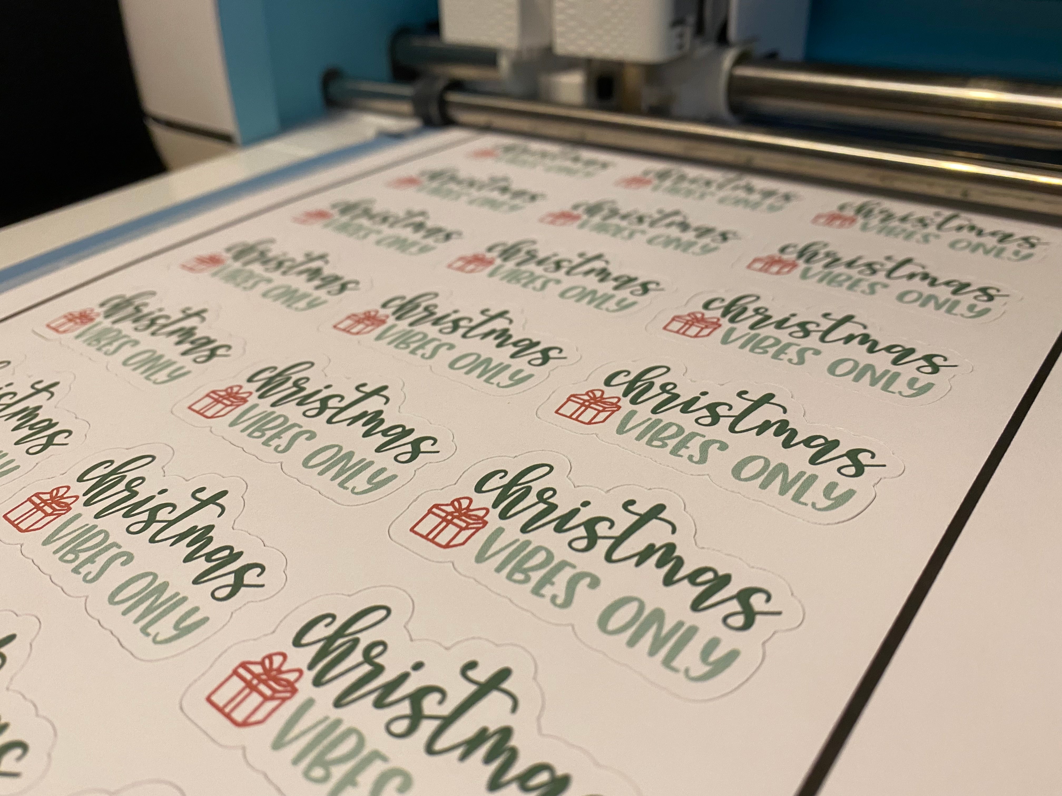 Anyone know how to put a transparent border for stickers? I'm printing with  gold foil paper so a white border around the image won't work for me. :  r/cricut