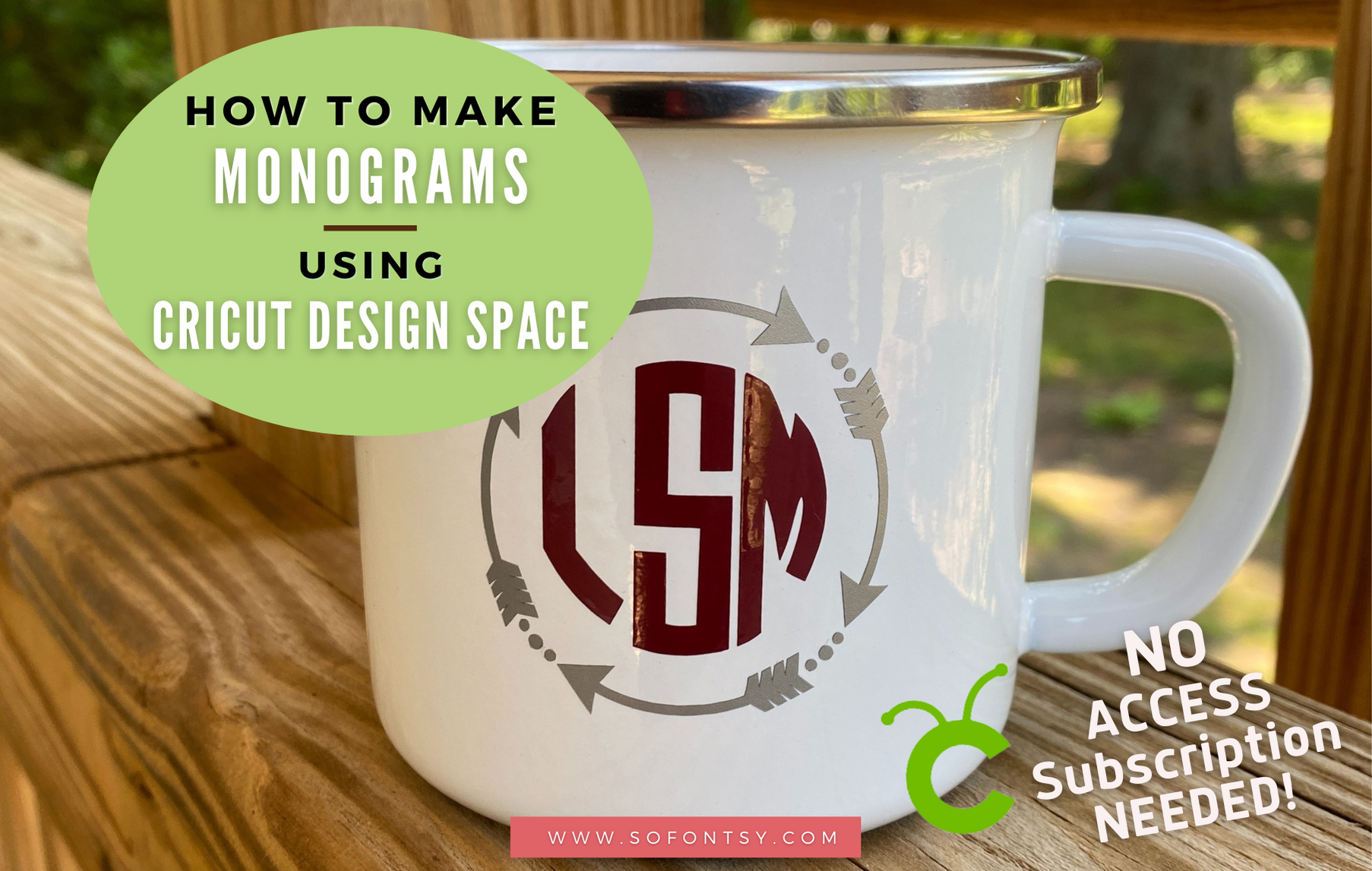 How to Make Monograms in Cricut Design Space