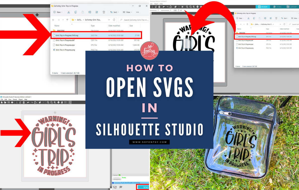 how to open svgs in silhouette studio tutorial