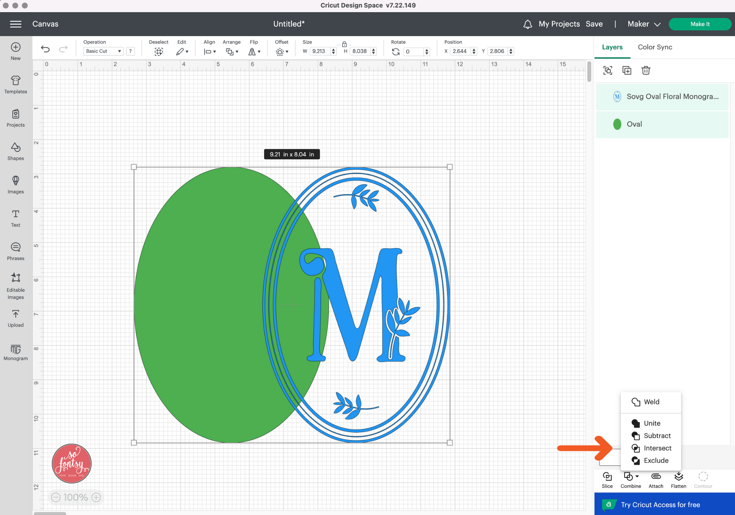 How to Unweld Combine Menu Options Cricut Design Space Tutorial