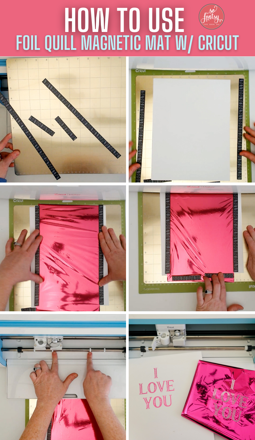 How to Use Foil Quill Magnetic Mat with Cricut