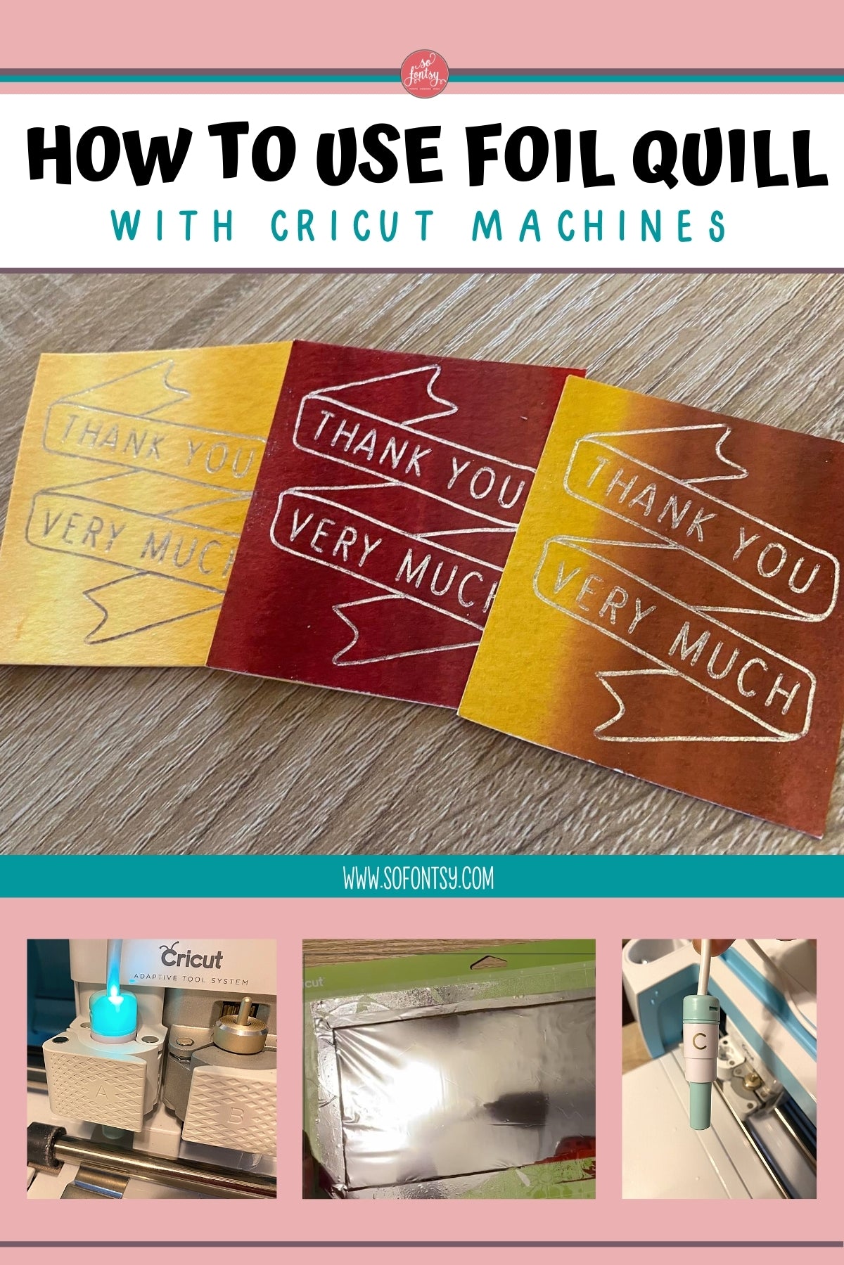 How to Use We R Memory Keepers Foil Quill with Cricut Maker