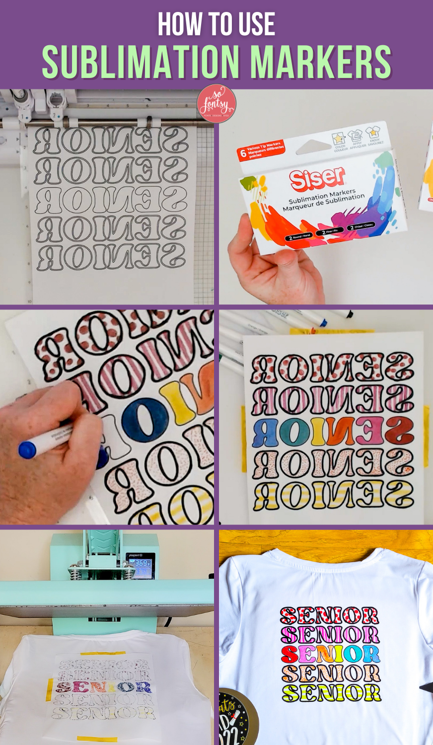 Sublimation Markers