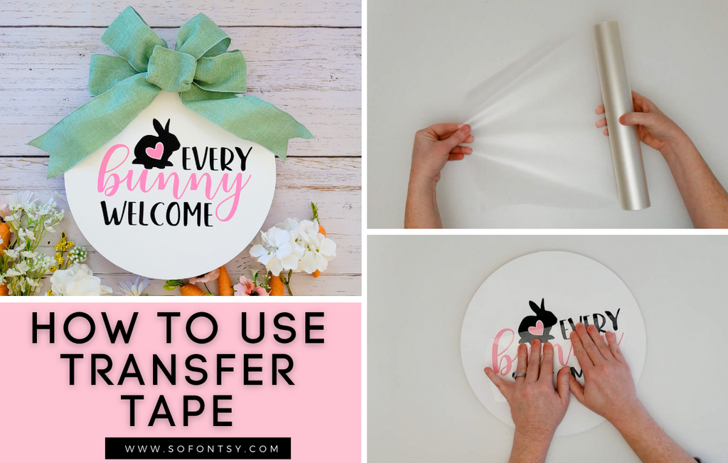 How To Use Transfer Tape with Vinyl Easy Method - Daily Dose of DIY