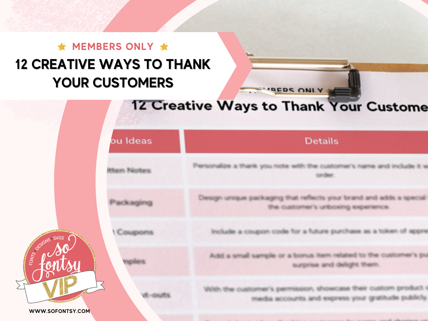 1 Creative Ways to Thank Your Customers