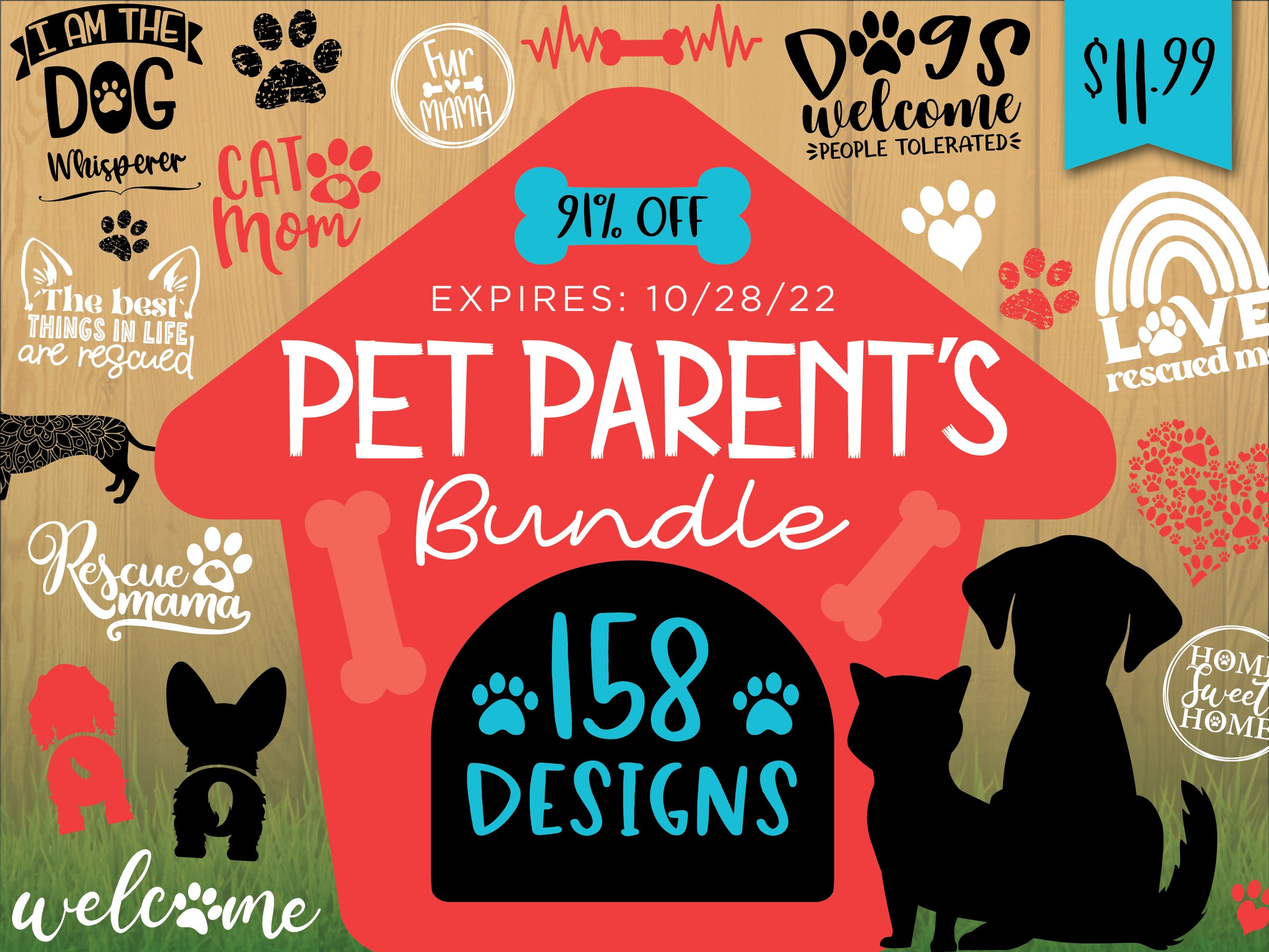 Pet Parent's Design Bundle from So Fontsy