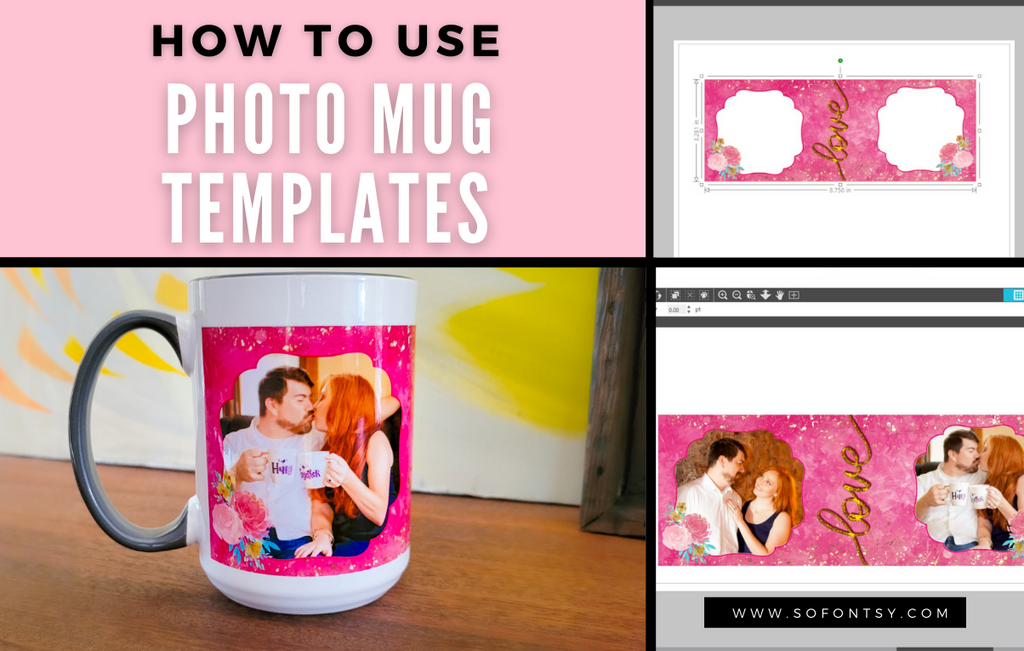 How to Sublimate onto Ceramic Mugs Using Silhouette Studio (Free Mug Wrap  Size Template) - Silhouette School