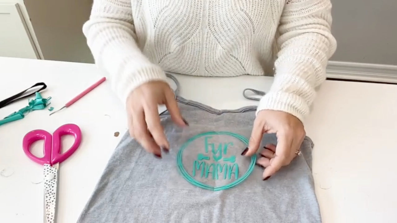 First Heat Transfer Vinyl Project with Silhouette CAMEO 4 + Free Heat - So  Fontsy