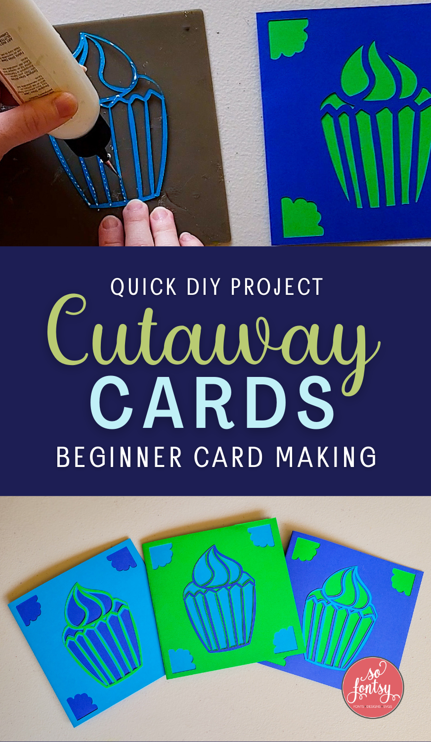 Make Your Own Cricut Cutaway Cards 