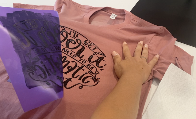 How to screen print on shirts with re-usable silkscren stencils