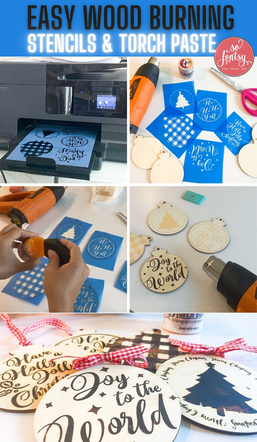 How to Make Stencils for Wood Burning Signs with Silhouette CAMEO -  Silhouette School