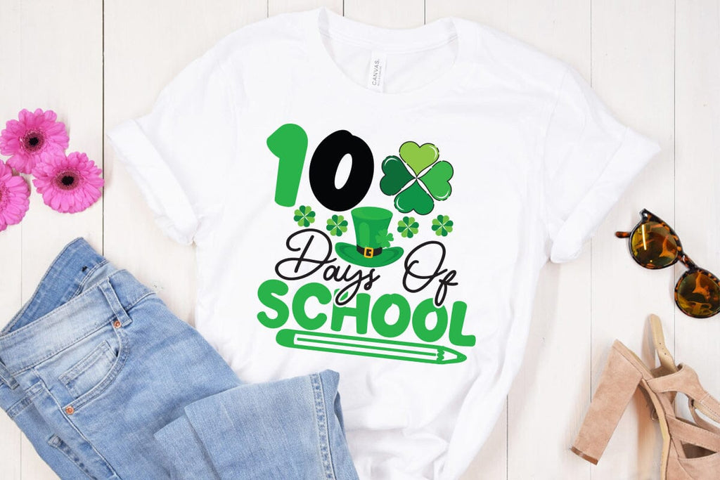 100 Days of School SVG Cut File, 100 Days of School PNG - So Fontsy
