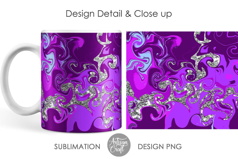 Download 11 oz Mug sublimation template, fluid art, pastel colors | So Fontsy