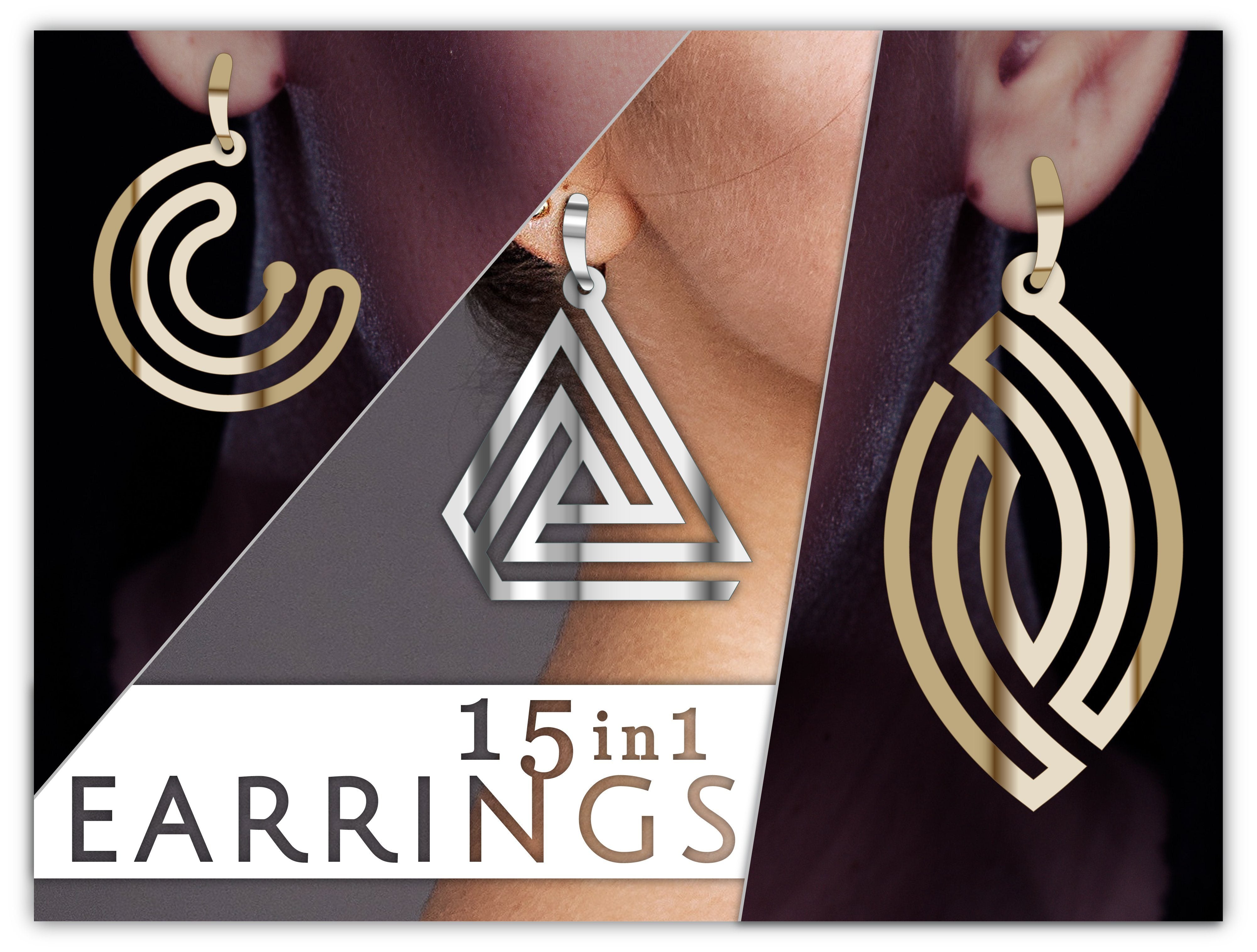 Download Earrings Cut File Earring Template Mandala Vector Mandala Earring Svg Faux Leather Earrings Collage Visual Arts
