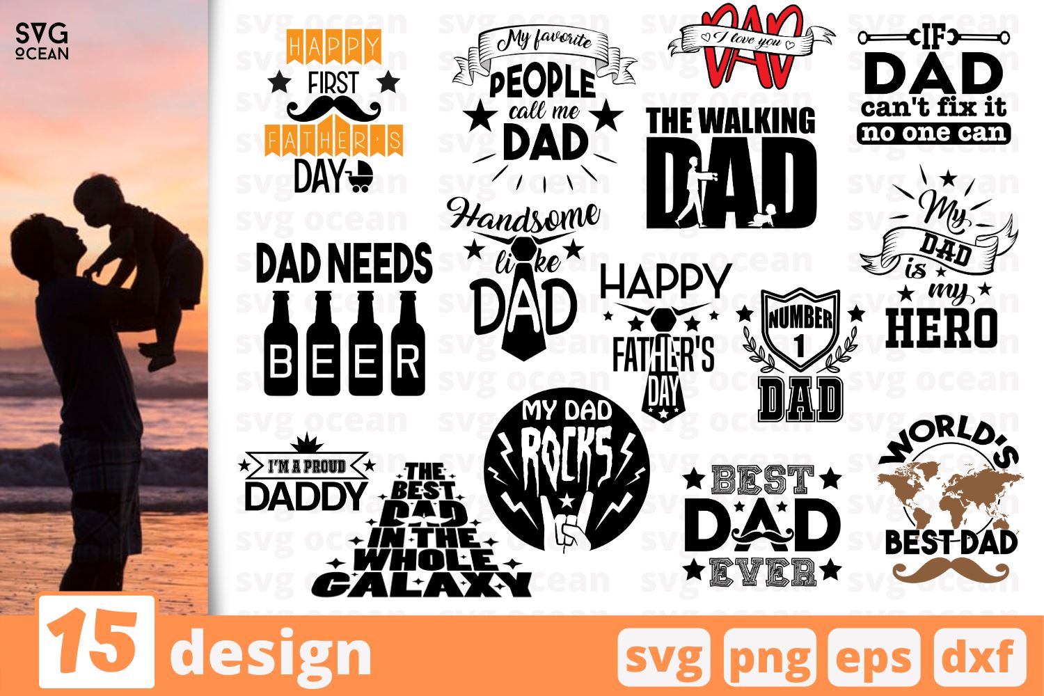 Download 15 Fathers Day Quotes Cricut Svg So Fontsy