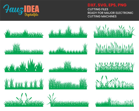 Download 15 Grass Svg Bundle Grass Svg Grass Cut Files For Silhouette Files For Cricut Grass Vector Field Svg Dxf Png Eps Digital Download So Fontsy