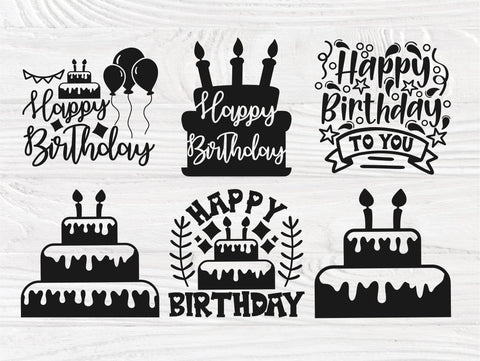 Download 20 Happy Birthday Svg Files For Cricut Silhouette So Fontsy