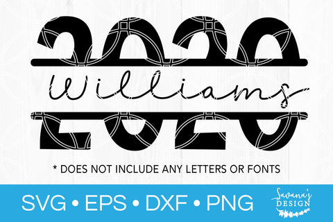 Download 2020 Split Monogram Svg So Fontsy