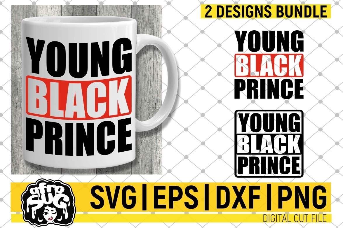 Download 2x Young Black Prince Designs Bundle Svg Afro Man Svg African American Svg Black King Svg Melanin Svg Sublimation Silhouette Instant Download Cricut Cut Files So Fontsy