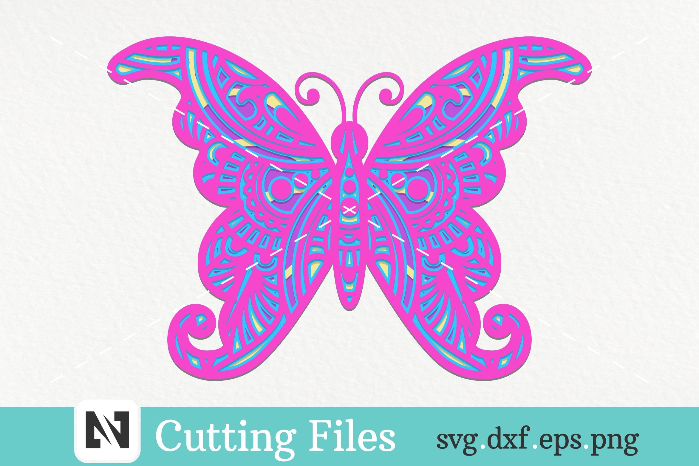Free Free 166 Sunflower Butterfly Mandala Svg SVG PNG EPS DXF File