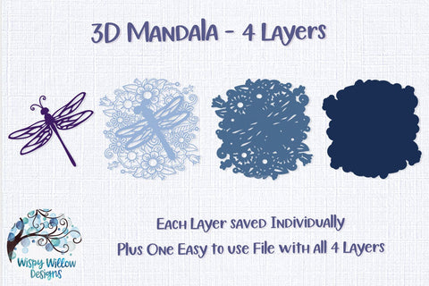 Download 3d Dragonfly Mandala Svg So Fontsy